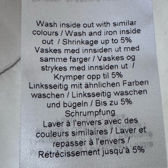 GANNI white pintucked ruffle neck babydoll 100% cotton blouse size 40 US 8/10 - Picture 11 of 13